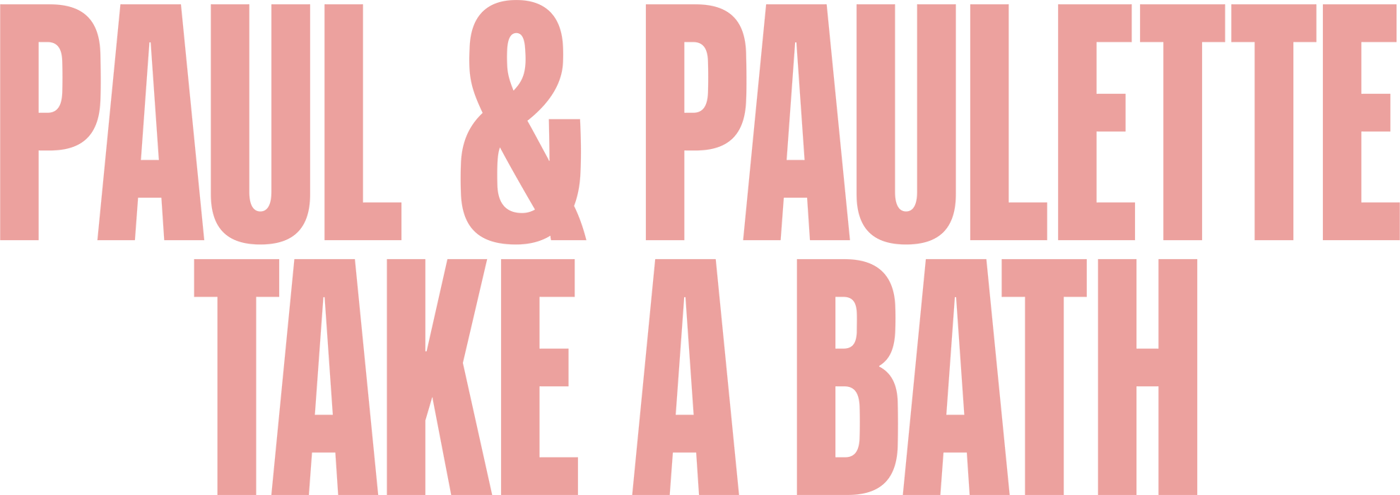 Paul & Paulette Take a Bath