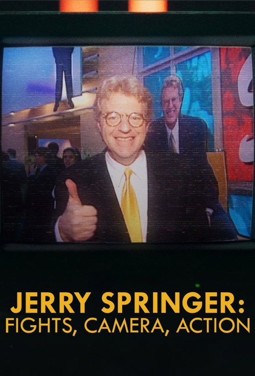 Jerry Springer: Fights, Camera, Action vertical backdrop 1