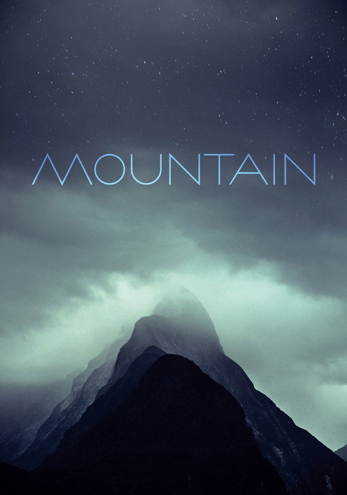 Mountain vertical backdrop 3
