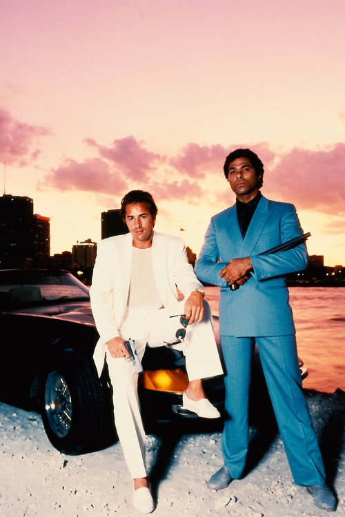Miami Vice vertical backdrop 3
