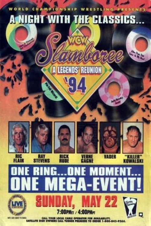 WCW Slamboree 1994 vertical backdrop 1